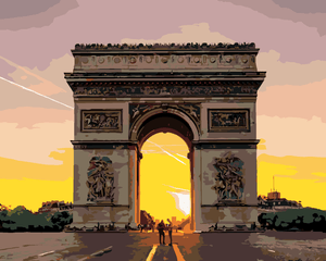 Goblen cu diamante - ARCUL DE TRIUMF DIN PARIS