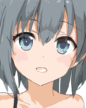 Goblen cu diamante - PORTRET FATĂ ANIME
