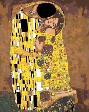 Goblen cu diamante - SĂRUTUL (GUSTAV KLIMT)