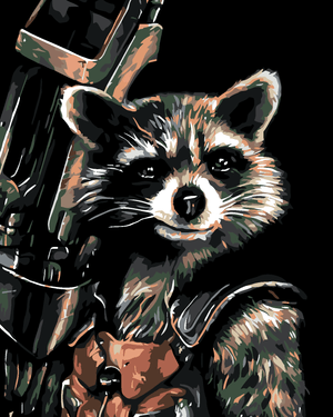 Goblen cu diamante - ROCKET RACOON