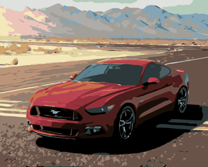Goblen cu diamante - MUSTANG