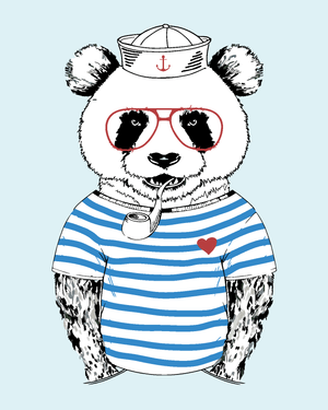 Goblen cu diamante - PANDA MARINAR