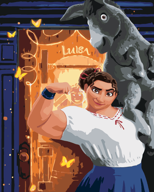 Goblen cu diamante - Pictură după numere - LUISA ȘI MĂ...