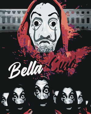 Goblen cu diamante - BELLA CIAO