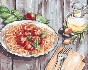 Goblen cu diamante - SPAGHETE