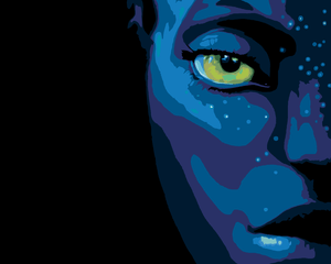 Goblen cu diamante - FAȚA DE AVATAR POSTER (Avatar)