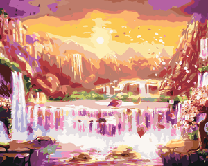 Goblen cu diamante - CASCADE DIN JAPONIA