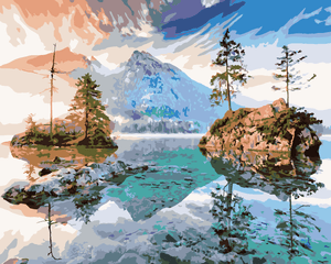 Goblen cu diamante - LACUL HINTERSEE DIN GERMANIA