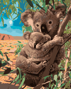 Goblen cu diamante - URȘI KOALA